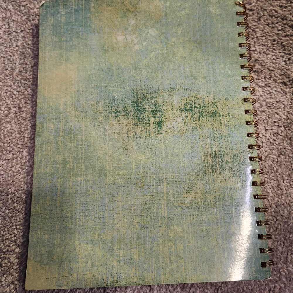 🔴5/$25🔴Spiral Floral Bill Paying Organizer with Pockets